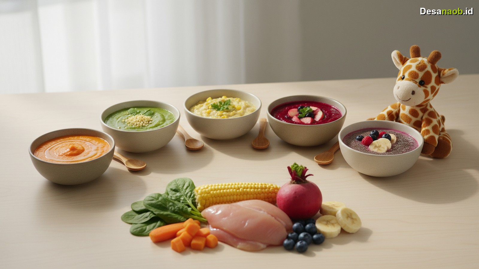 Ilustrasi Resep MPASI 8 Bulan: 5 Ide Menu Terbaru 2026, Bayi Pasti Lahap!