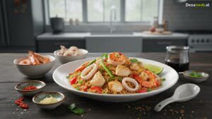 Ilustrasi Resep Nasi Goreng Seafood: 7 Rahasia Koki Restoran 2026!