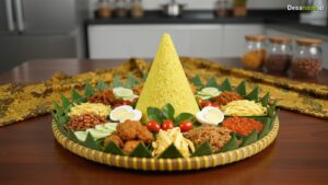 Ilustrasi Resep Nasi Kuning Tumpeng: 7 Rahasia Pulen dan Harum Maksimal di 2026!