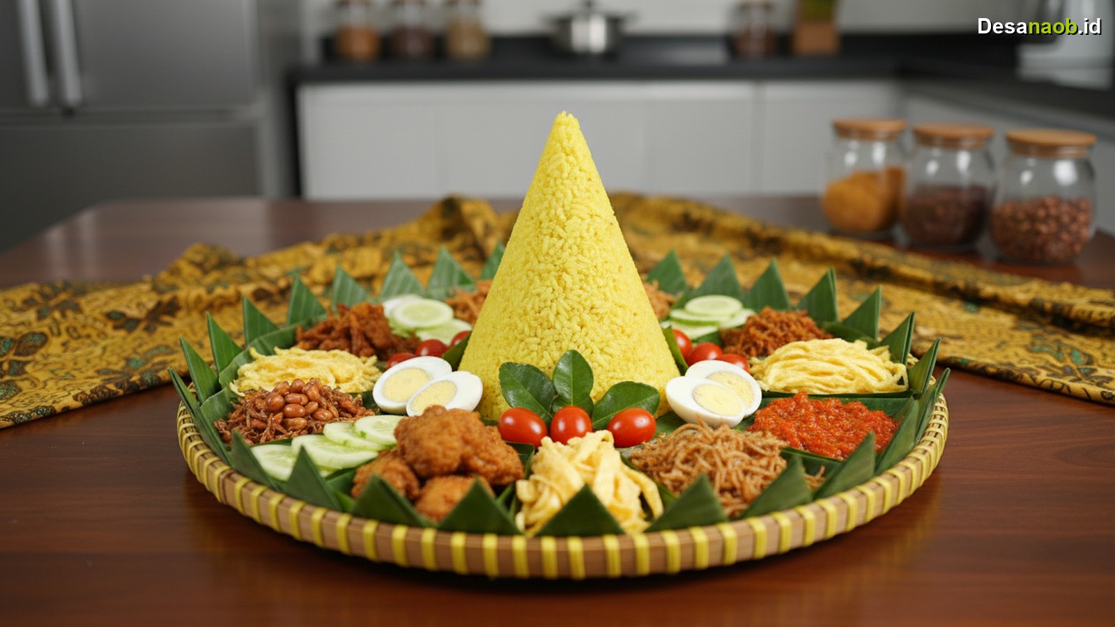 Ilustrasi Resep Nasi Kuning Tumpeng: 7 Rahasia Pulen dan Harum Maksimal di 2026!