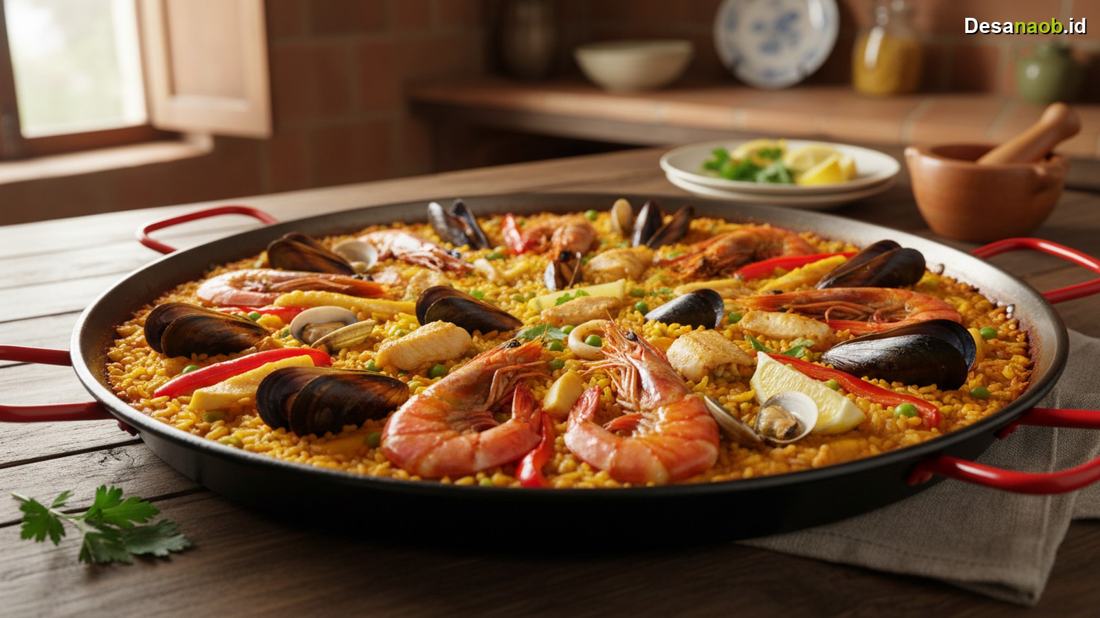 Ilustrasi Resep Paella Spanyol Seafood: Rahasia Autentik yang Jarang Terungkap!