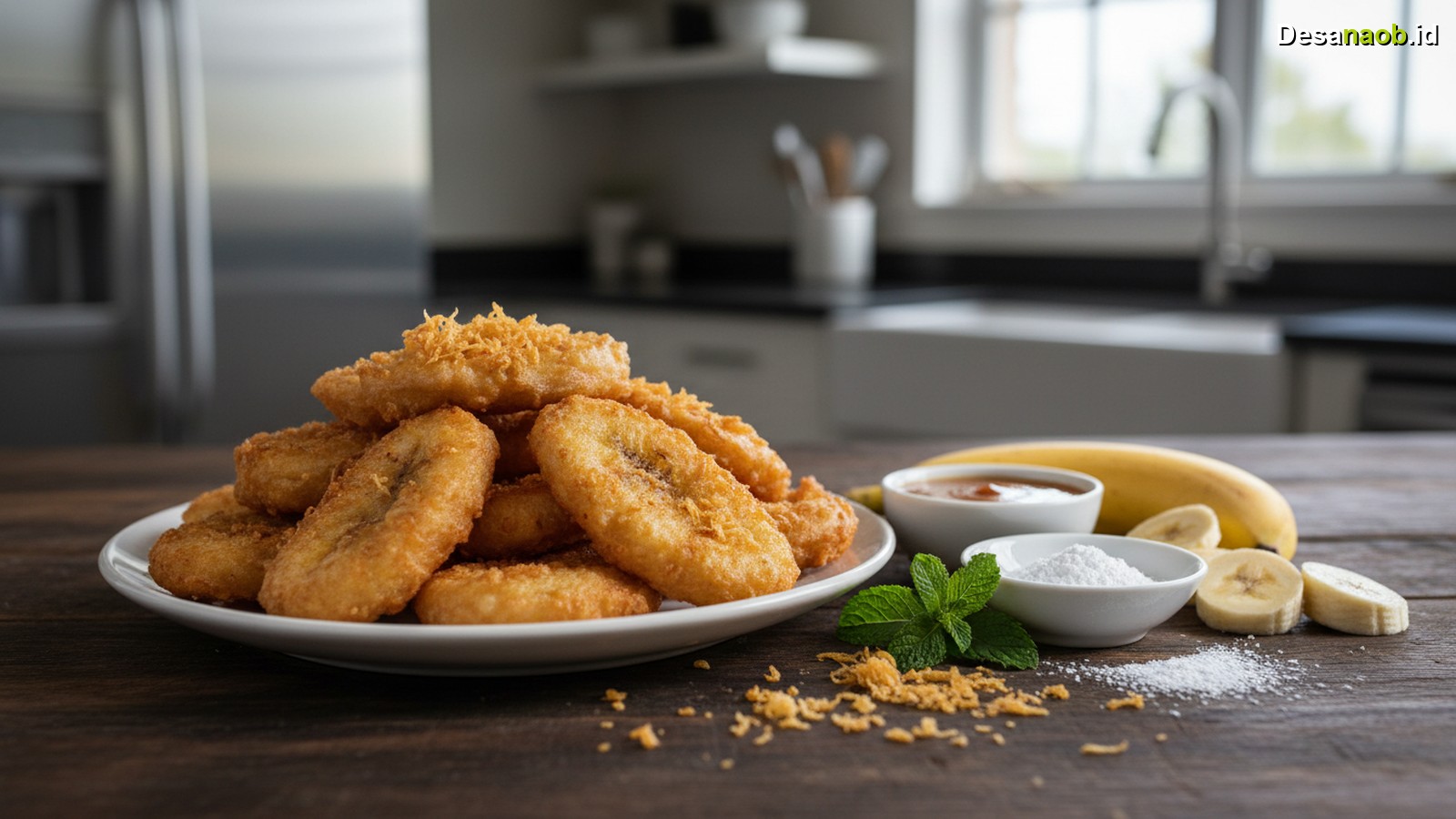 Ilustrasi Resep Pisang Goreng Crispy: Rahasia Renyah Tahan Lama 2026!