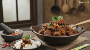 Ilustrasi Resep Rendang Padang Asli: Rahasia Empuk Gurih Anti Gagal 2026!