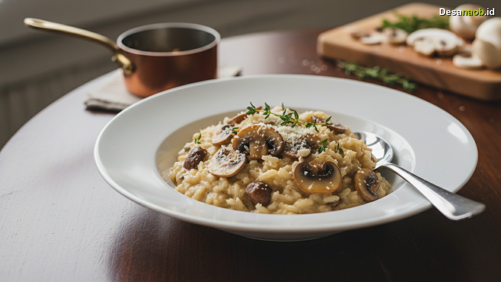 Ilustrasi Resep Risotto Mushroom Creamy, Ini Rahasia Chef 2026!