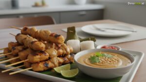 Ilustrasi Resep Sate Ayam Bumbu Kacang Empuk & Lezat: Update 2026!