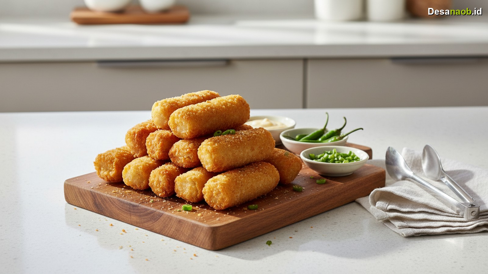 Ilustrasi Resep Sosis Solo Isi Ayam: Gurih Renyah Anti Gagal 2026!