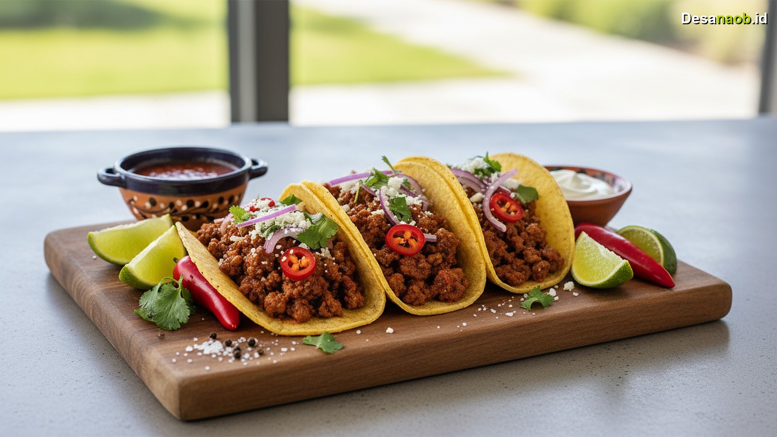 Ilustrasi Resep Taco Mexico Isi Daging Sapi Pedas: Wajib Coba, Ternyata Semudah Ini!