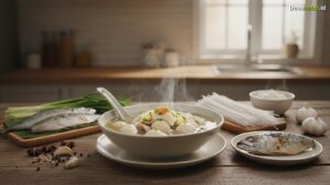 Ilustrasi Resep Tekwan Ikan Tenggiri 2026: Rahasia Kuah Kaldu Bening!