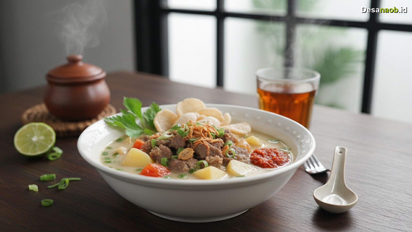 Ilustrasi Soto Betawi Santan Susu: Resep Otentik 2026 yang Wajib Dicoba!