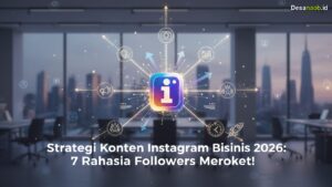Ilustrasi Strategi Konten Instagram Bisnis 2026: 7 Rahasia Followers Meroket!