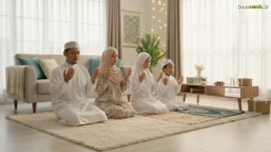 Ilustrasi Tata Cara Sholat Idul Fitri di Rumah: Jangan Sampai Salah 2026!