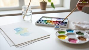 Ilustrasi Teknik Dasar Melukis Cat Air: 5 Langkah Mudah Pemula, Update 2026!