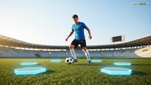 Ilustrasi Teknik Dribbling Sepak Bola Pemula: 7 Kunci Jitu Kuasai Bola 2026!