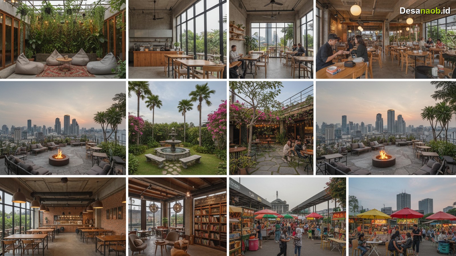 Ilustrasi Tempat Nongkrong Kekinian Jakarta: 7 Spot Murah Aesthetic Wajib Coba 2026!