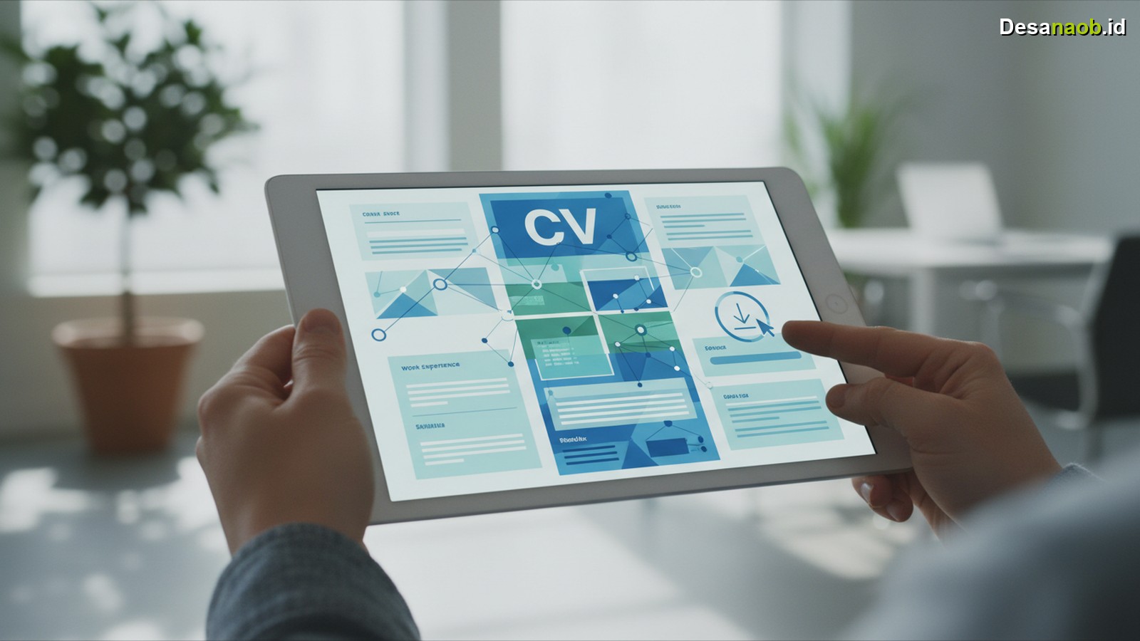 Ilustrasi Template CV Kreatif Gratis Download 2026: Langsung Dilirik HRD!