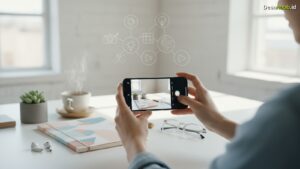 Ilustrasi Tips Foto Instagram Aesthetic 2026: 7 Rahasia Jepretan Ciamik Pakai HP!