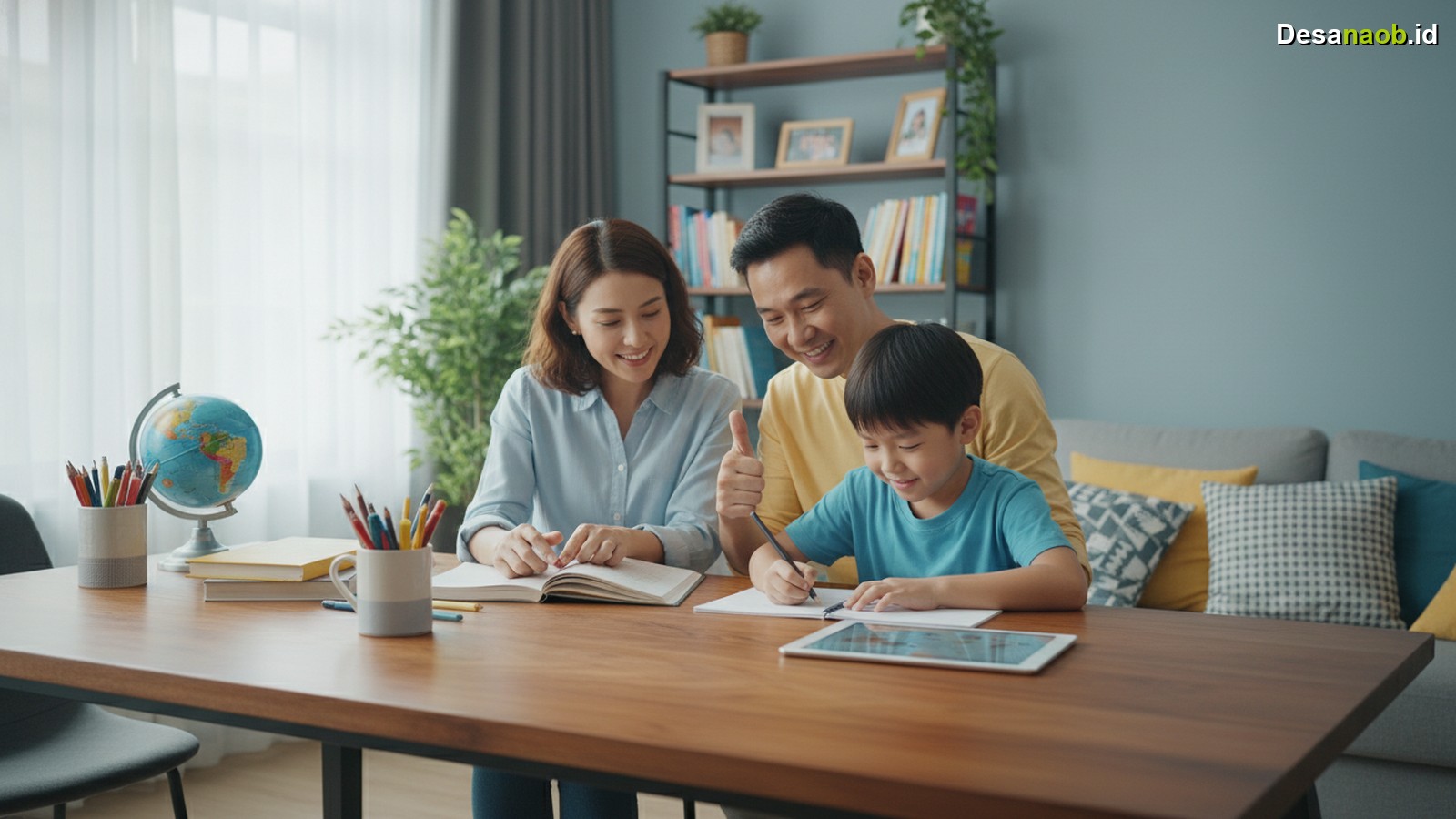 Ilustrasi Tips Menemani Anak Belajar: 7 Cara Efektif yang Wajib Orang Tua Tahu!