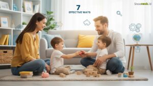 Ilustrasi Tips Mengajarkan Anak Berbagi: 7 Cara Efektif yang Wajib Orang Tua Tahu 2026!