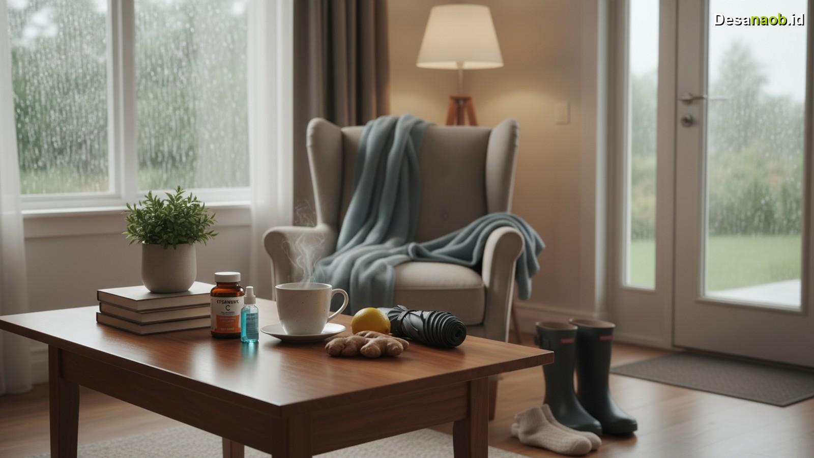 Ilustrasi Tips Menghadapi Musim Hujan 2026: 7 Kunci Penting Jaga Kesehatan!