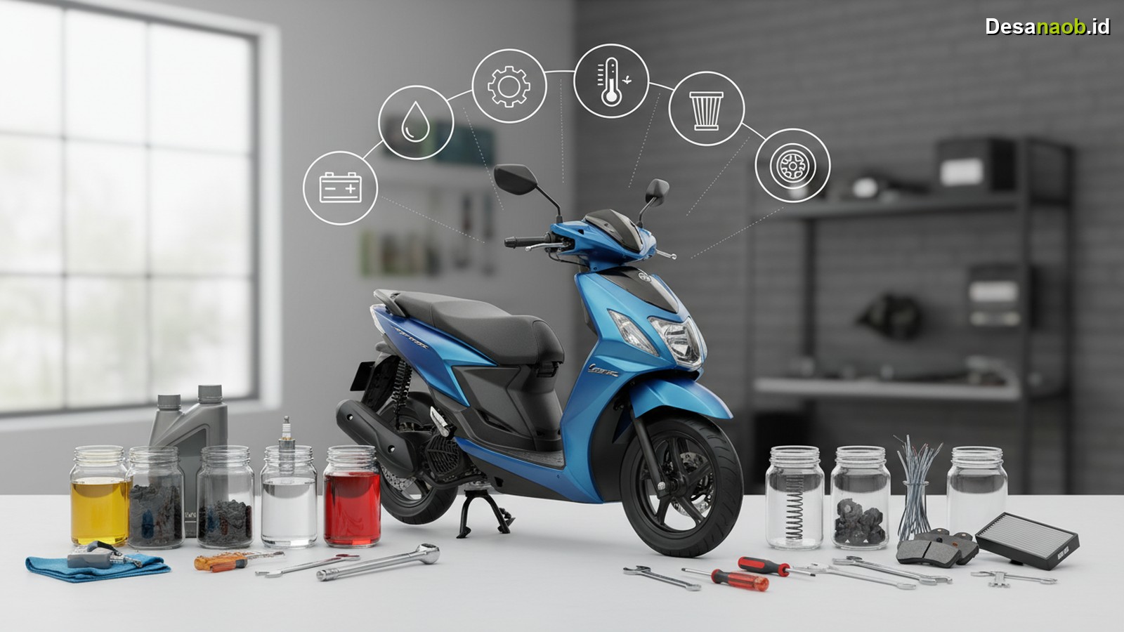 Ilustrasi Tips Merawat Motor Matic: 7 Rahasia Awet & Anti Mogok 2026!