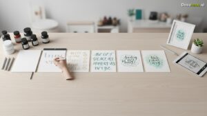 Ilustrasi Tutorial Brush Lettering Pemula: 7 Langkah Mudah Jadi Pro 2026!