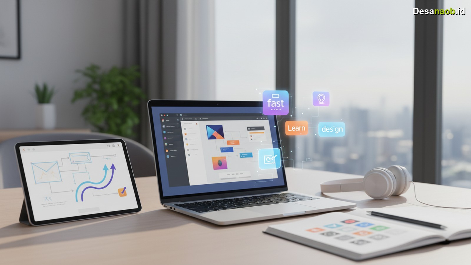 Ilustrasi Tutorial Figma untuk Pemula: Kuasai Desain UI Cepat di 2026!