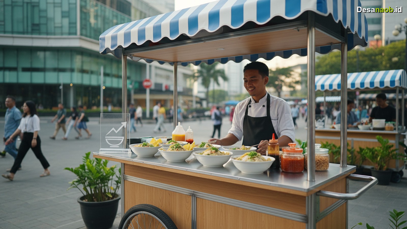 Ilustrasi Usaha Mie Ayam Gerobak: Modal Rp3 Juta, Raih Omzet Jutaan 2026!