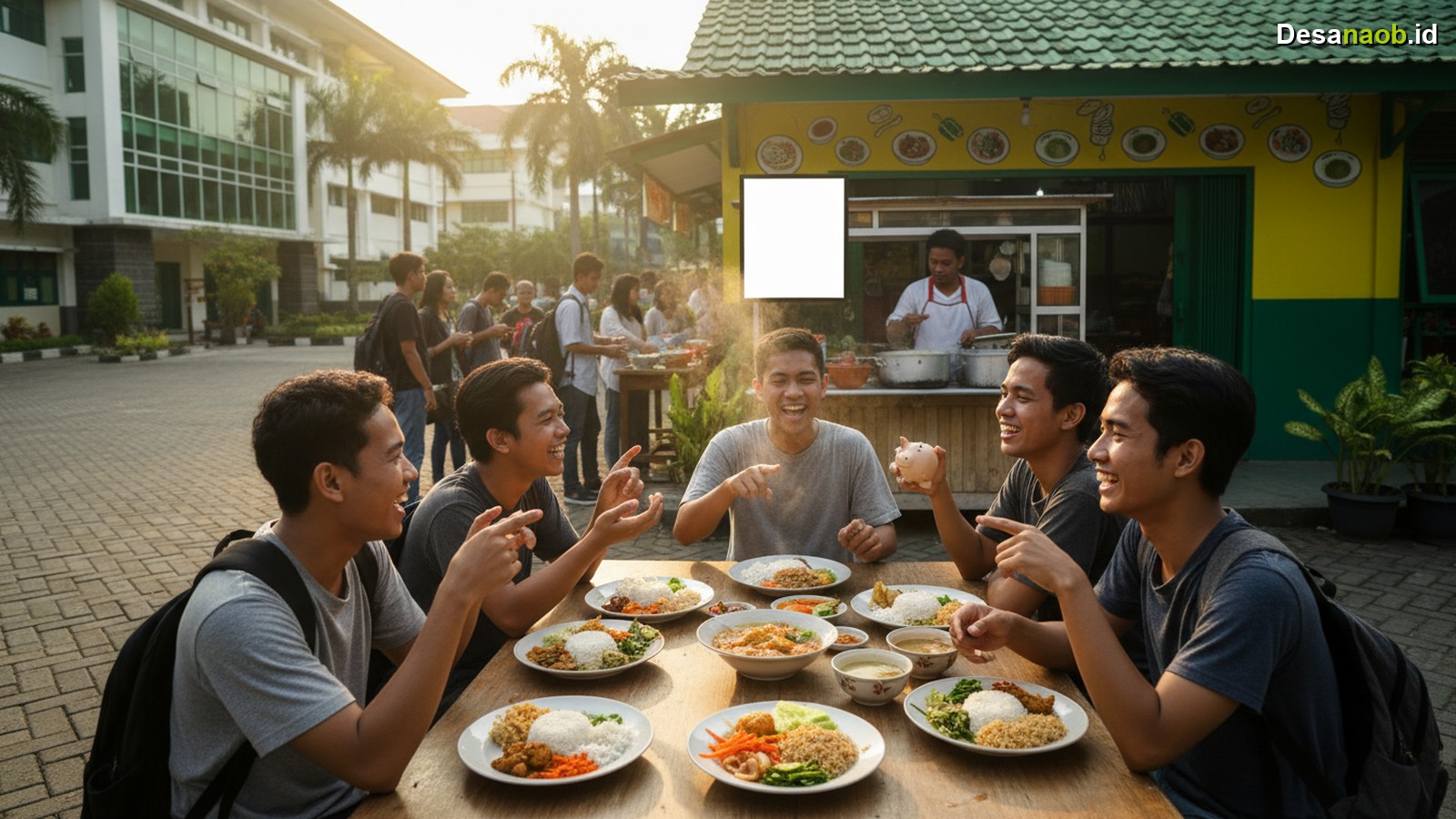 Ilustrasi Warung Makan Murah Enak Dekat Kampus: Mahasiswa Wajib Tahu, Ini Rahasia Hemat 2026!