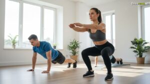 Ilustrasi Workout di Rumah Tanpa Alat: 5 Gerakan Pemula Wajib Tahu 2026!
