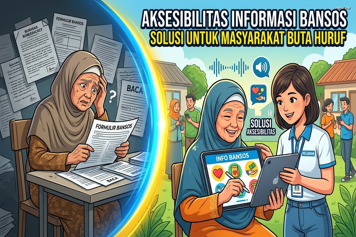 Aksesibilitas Informasi Bansos: Solusi untuk Masyarakat Buta Huruf