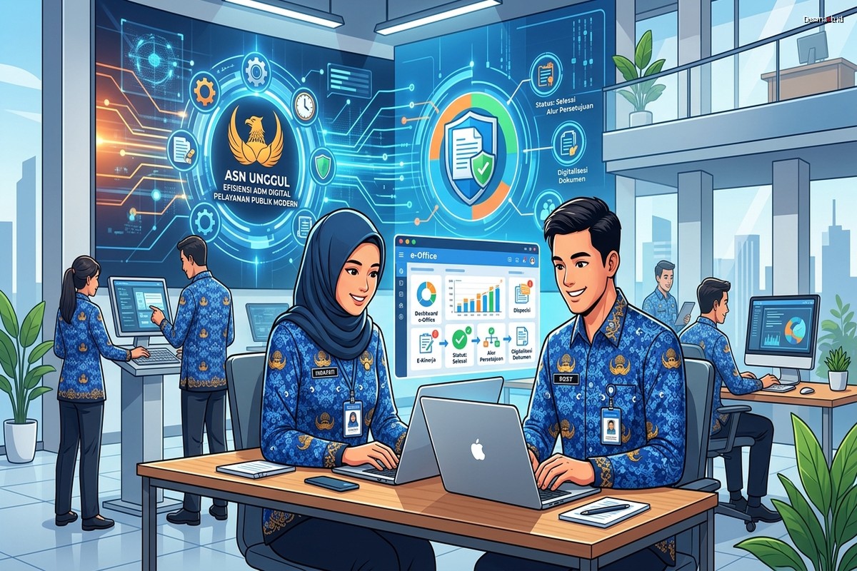 ASN dan e-Office: Efisiensi Administrasi Digital