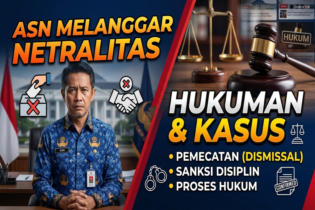 ASN yang Melanggar Netralitas: Hukuman dan Kasus