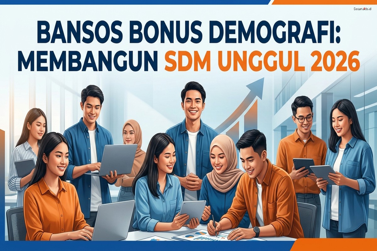 Bansos Bonus Demografi: Membangun SDM Unggul 2026