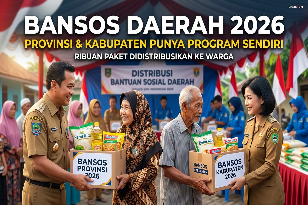 Bansos Daerah 2026: Provinsi & Kabupaten Punya Program Sendiri