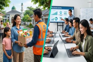 Bansos dan Keterampilan Digital bagi Penerima Manfaat