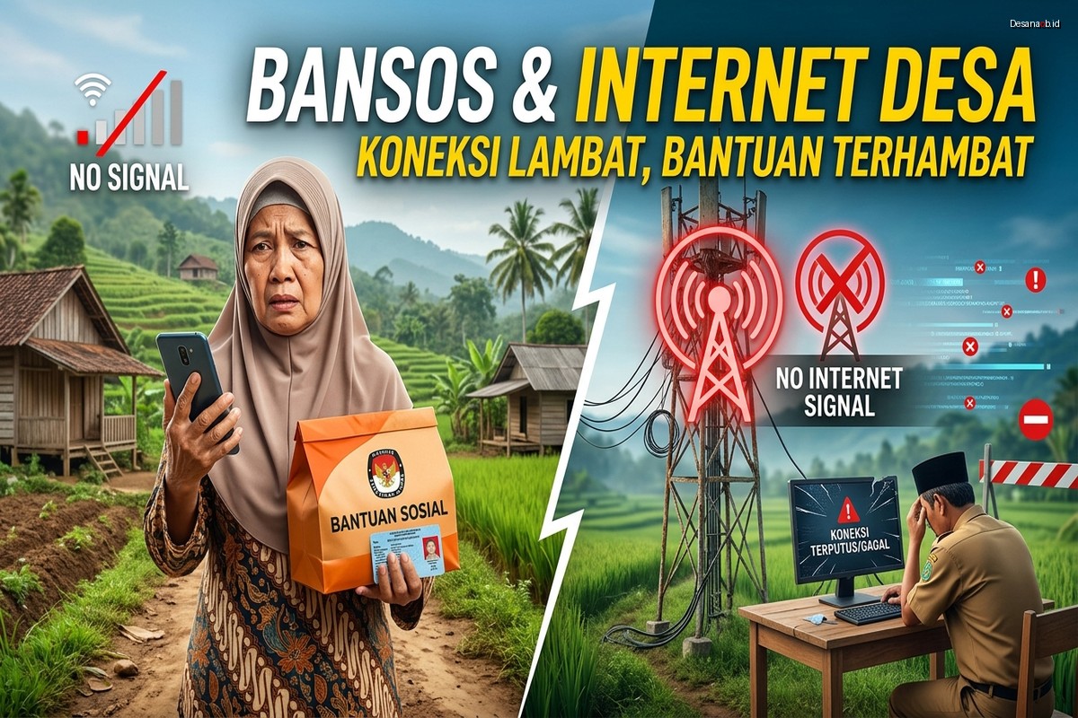 Bansos dan Konektivitas Internet: Hambatan di Pedesaan