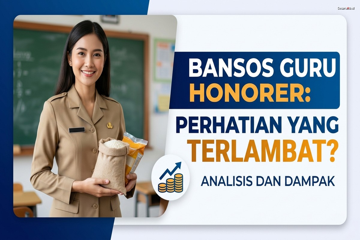Bansos Guru Honorer: Perhatian yang Terlambat?