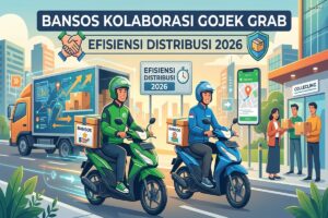 Bansos Kolaborasi Gojek Grab - Efisiensi Distribusi 2026