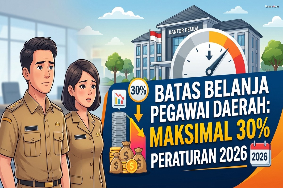 Batas Belanja Pegawai Daerah: Maksimal 30% - Peraturan 2026