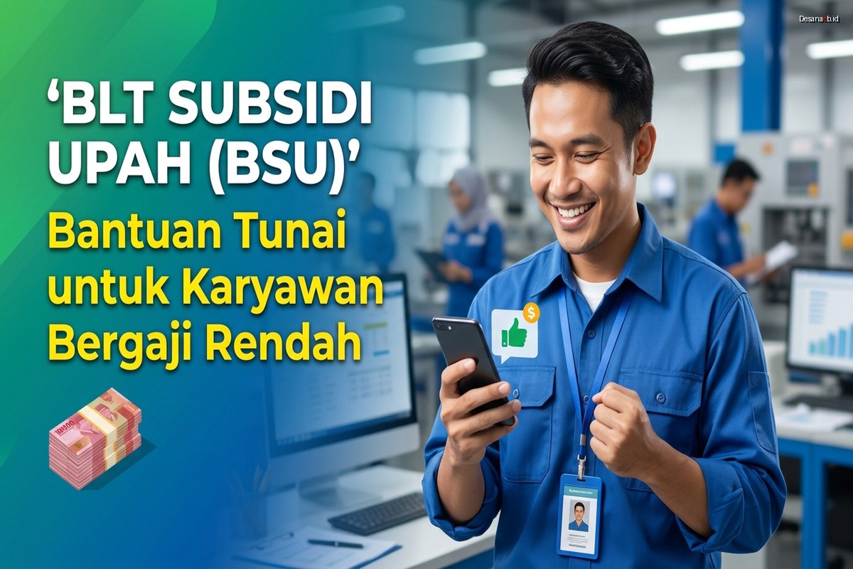 BLT Subsidi Upah (BSU): untuk Karyawan Bergaji Rendah