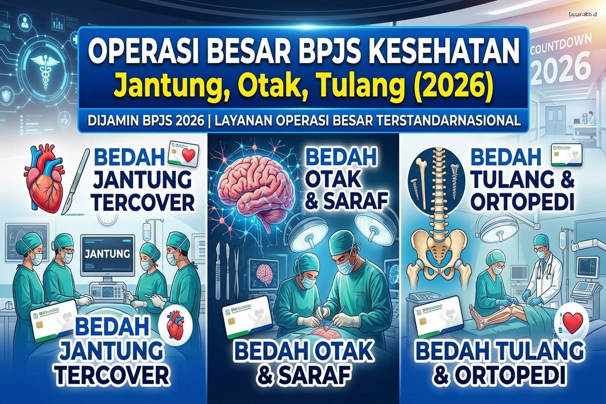 BPJS Kesehatan Operasi Besar - Jantung, Otak, Tulang 2026
