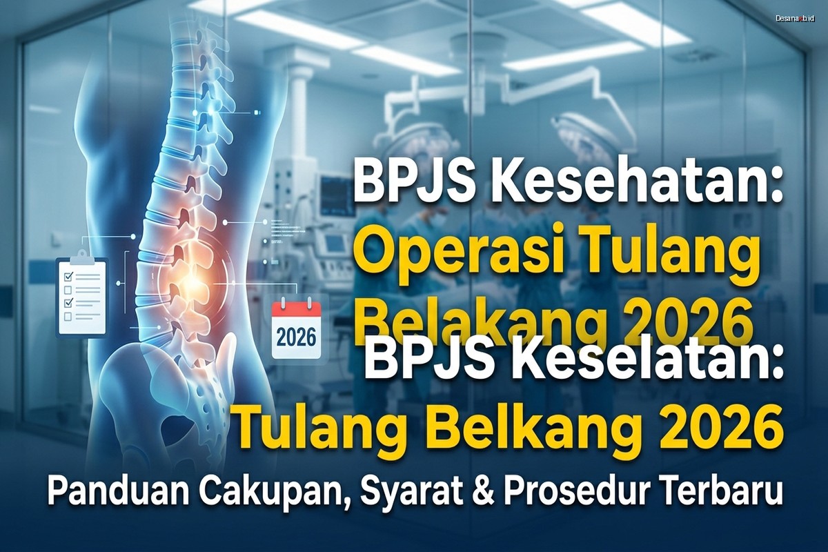 BPJS Kesehatan Operasi Tulang Belakang – Cakupan & Prosedur 2026