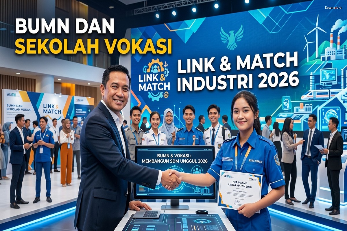 BUMN dan Sekolah Vokasi - Link & Match Industri 2026