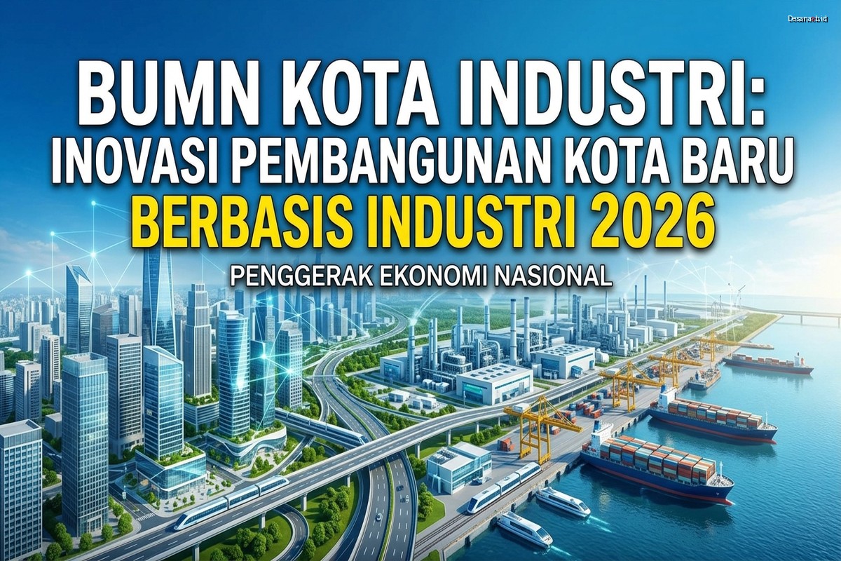 BUMN Kota Industri: Inovasi Pembangunan Kota Baru Berbasis Industri 2026