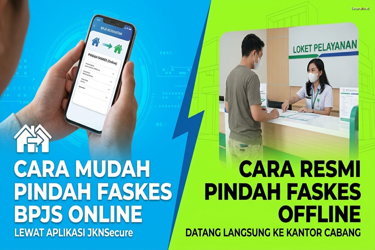 Cara Pindah Faskes BPJS Kesehatan: Online dan Offline
