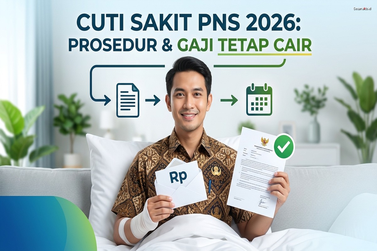 Cuti Sakit PNS 2026: Prosedur & Gaji Tetap Cair Efektif