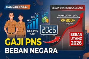 Dampak Fiskal Gaji PNS – ASN dan Beban Utang Negara 2026