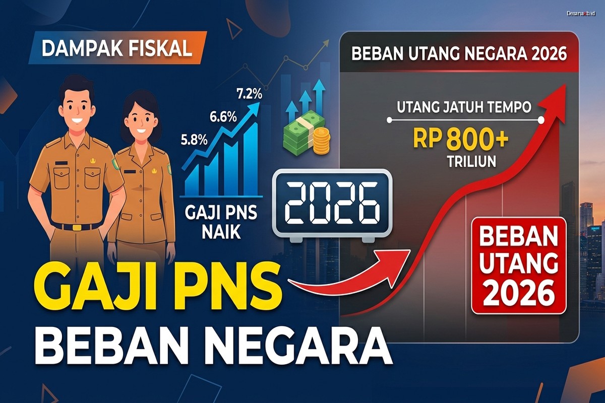 Dampak Fiskal Gaji PNS – ASN dan Beban Utang Negara 2026