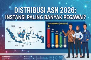 Distribusi ASN 2026 - Analisis Instansi Paling Banyak Pegawai