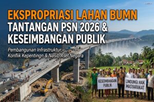 Ekspropriasi Lahan BUMN: Tantangan PSN 2026 dan Keseimbangan Publik